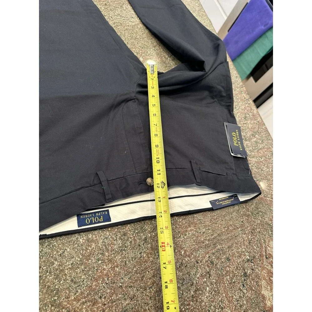 NEW Polo Ralph Lauren~35x32~Men's Navy Stretch straight  Fit Pants $98 NWT